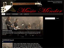 Tablet Screenshot of musicminder.com.au